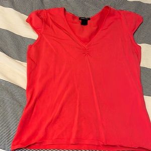 Great coral cap sleeve top, Large (fits like a medium)